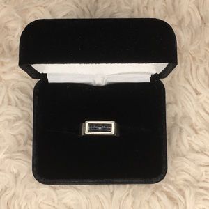 Sterling Silver Level Ring